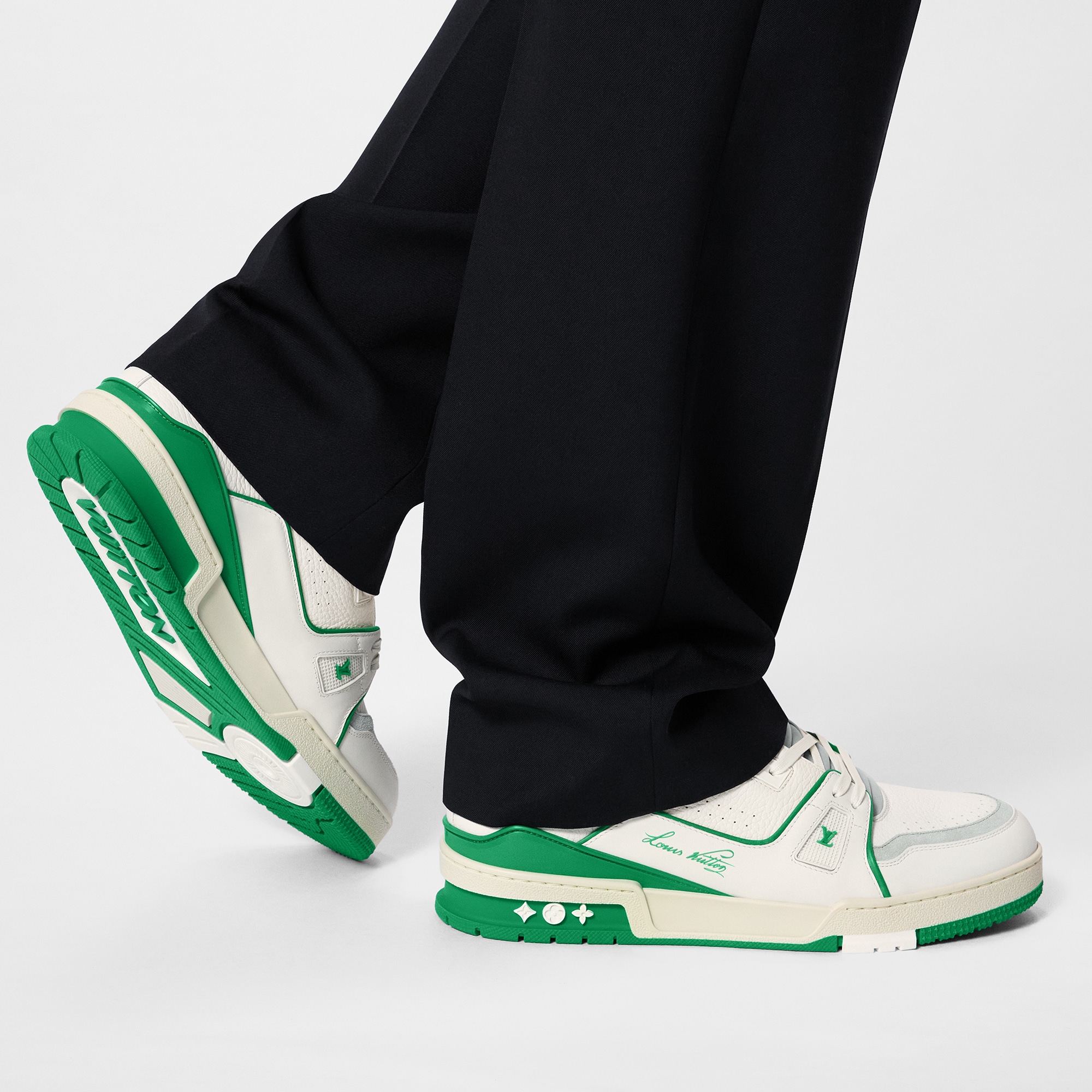 Lv sneakers discount green